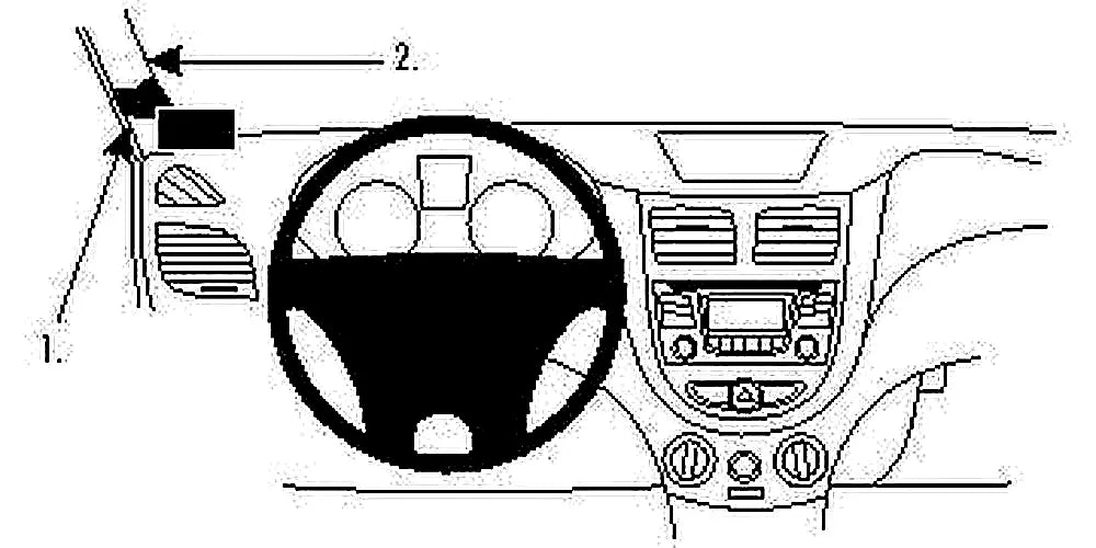 Brodit ProClip 804660 voor Hyundai i25