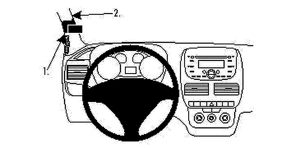 Brodit ProClip 804695 voor Fiat Doblò