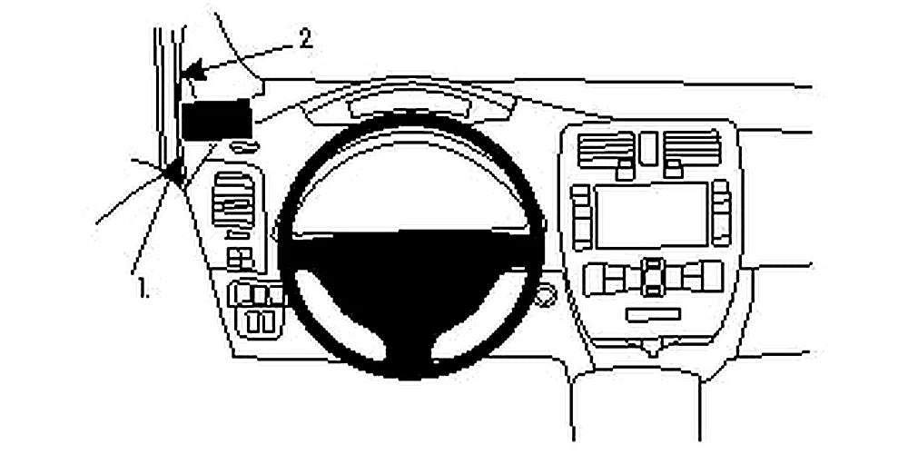 Brodit ProClip 804707 voor Nissan Leaf