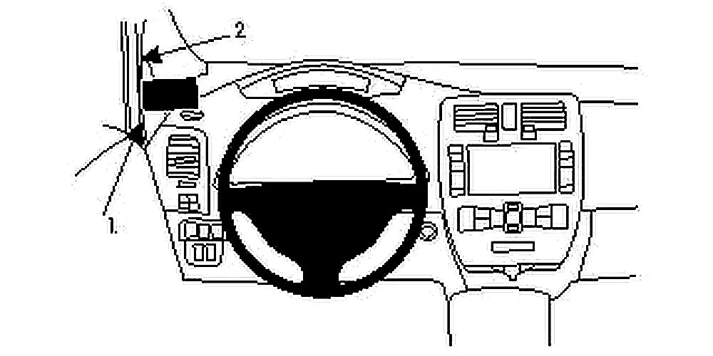 Brodit ProClip 804707 voor Nissan Leaf