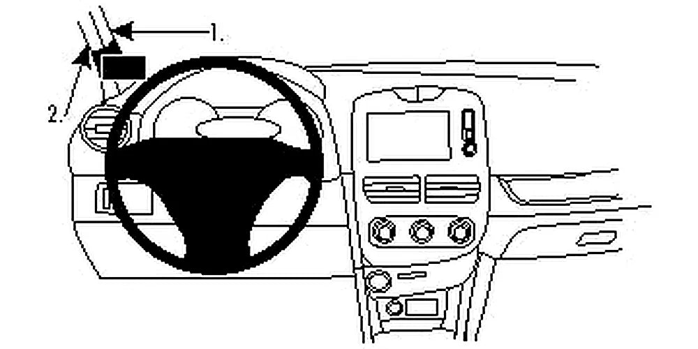 Brodit ProClip 804860 voor Renault Clio IV