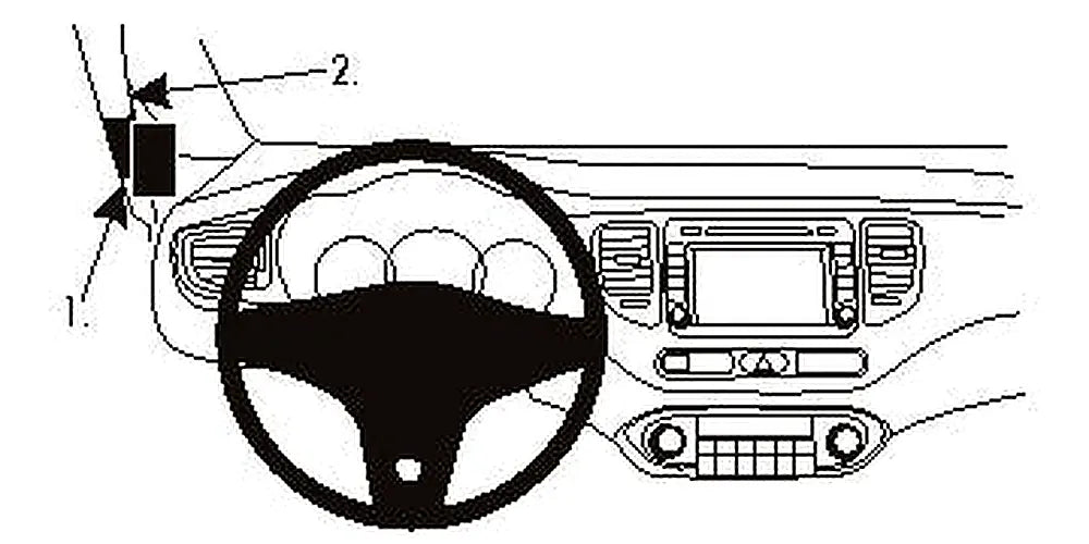 Brodit ProClip 804949 voor Kia Carens IV