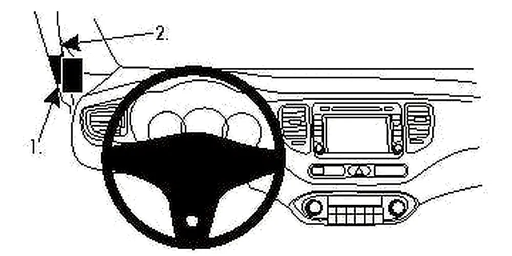 Brodit ProClip 804949 voor Kia Carens IV