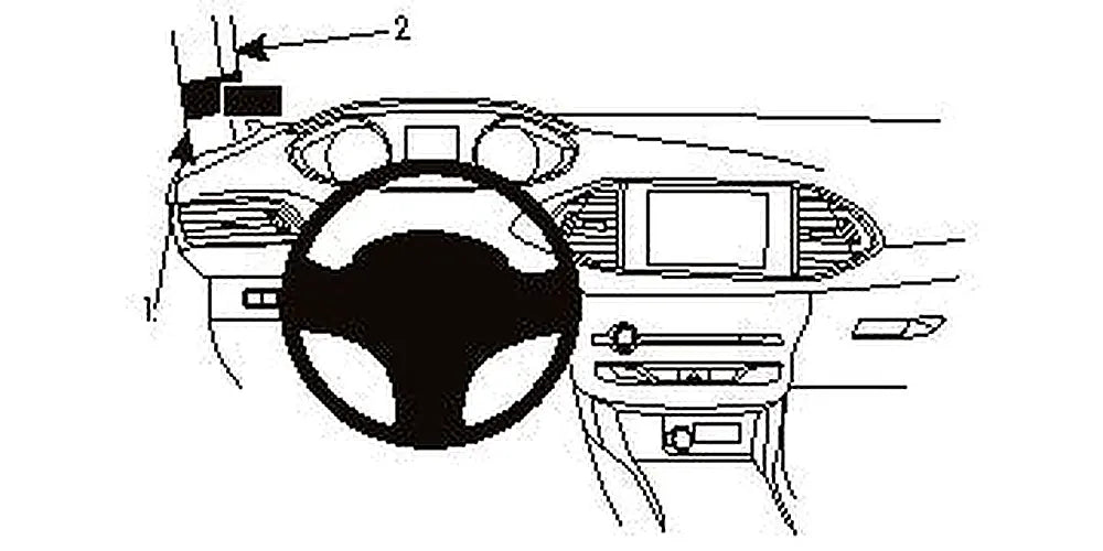 Brodit ProClip 804953 voor Peugeot 308