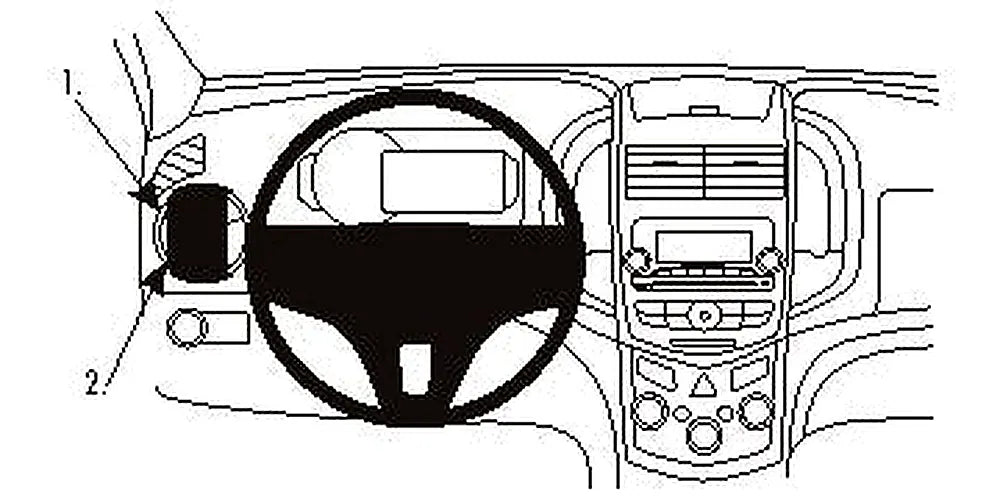 Brodit ProClip 804976 voor Chevrolet Trax