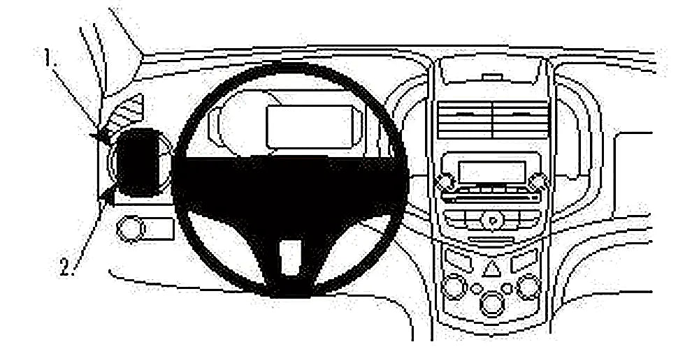 Brodit ProClip 804976 voor Chevrolet Trax
