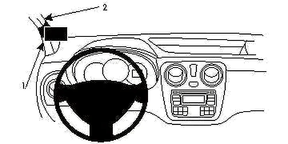 Brodit ProClip 804981 voor Dacia Lodgy