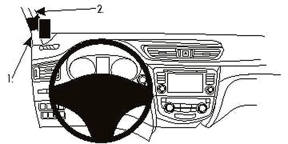 Brodit ProClip 804994 voor Nissan Qashqai
