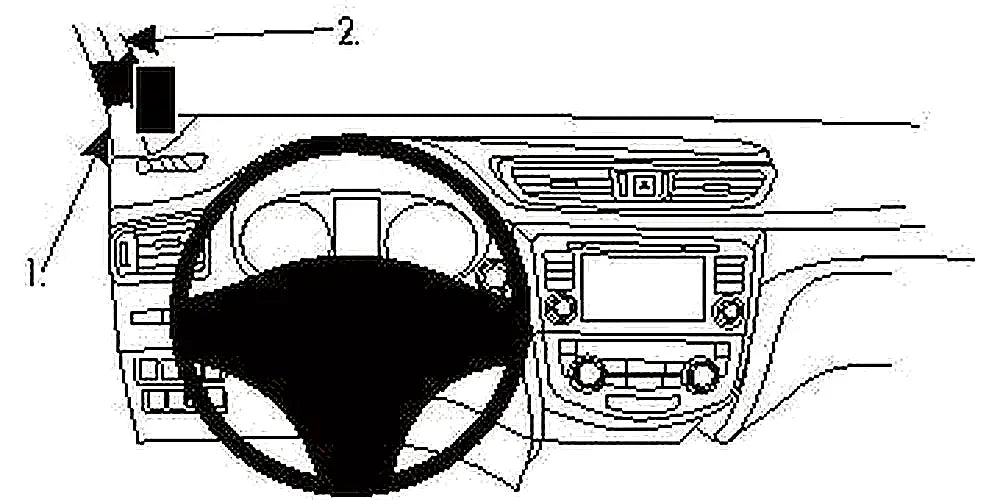 Brodit ProClip 804994 voor Nissan Qashqai
