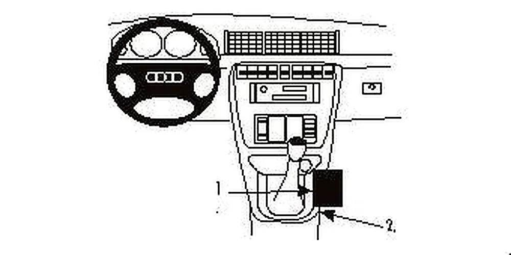 Brodit ProClip 832629 voor Audi S4 Sedan