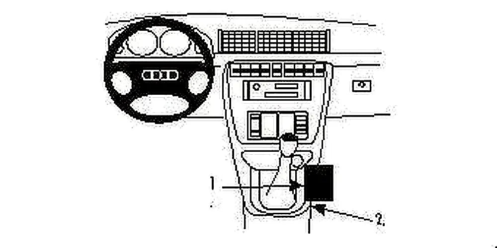 Brodit ProClip 832629 voor Audi S4 Sedan