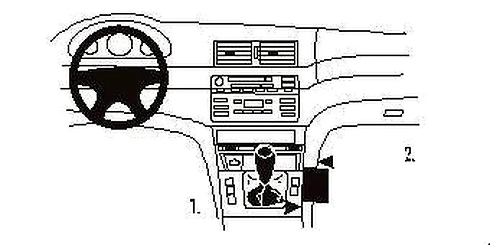 Brodit ProClip 832801 voor BMW Compact