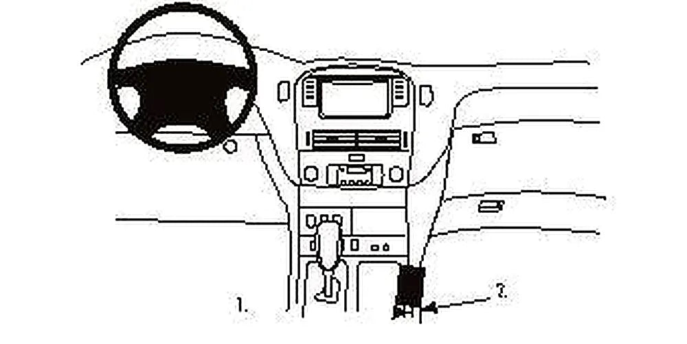 Brodit ProClip 832889 voor Lexus LS Series