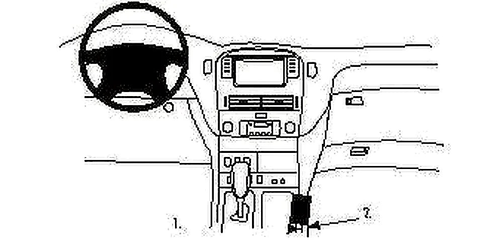 Brodit ProClip 832889 voor Lexus LS Series