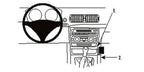 Brodit ProClip 833524 voor BMW 1-series E81, E82, E87, E88