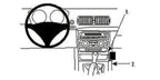 Brodit ProClip 833524 voor BMW 1-series E81, E82, E87, E88