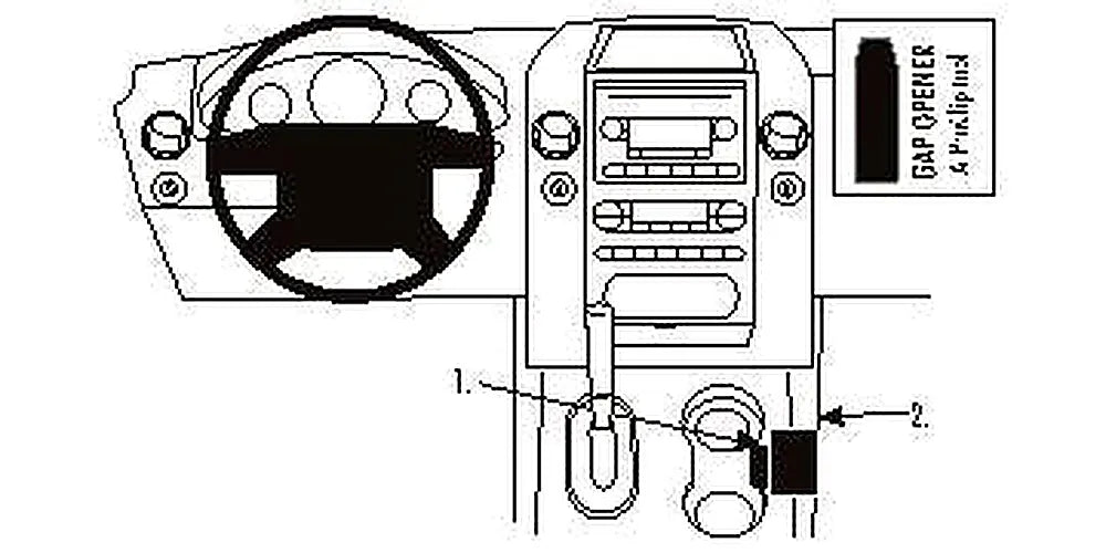 Brodit ProClip 833548 voor Ford F-Series 150