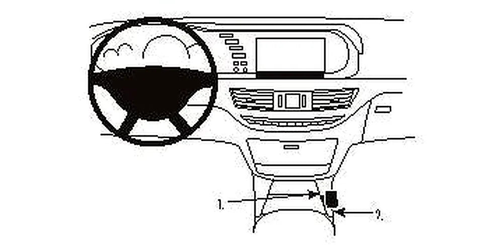 Brodit ProClip 833854 voor Mercedes Benz S-Class