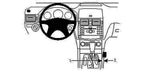 Brodit ProClip 833995 voor Mercedes Benz C-Class (180-320)