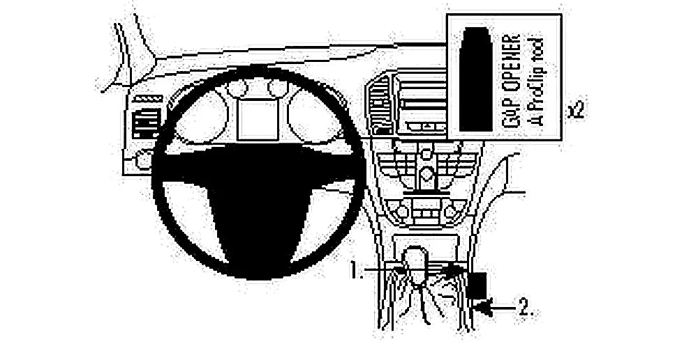 Brodit ProClip 834279 voor Buick Regal
