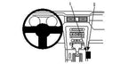 Brodit ProClip 834366 voor Ford Mustang