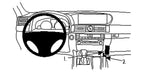 Brodit ProClip 834848 voor Lexus LS Series