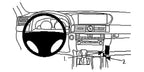 Brodit ProClip 834848 voor Lexus LS Series
