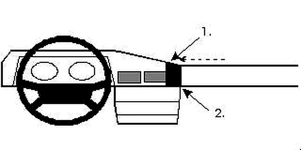 Brodit ProClip 851517 voor Mercedes Benz W201 (190/190E)