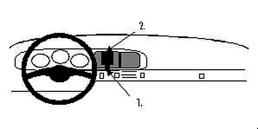 Brodit ProClip 851580 voor Porsche 968