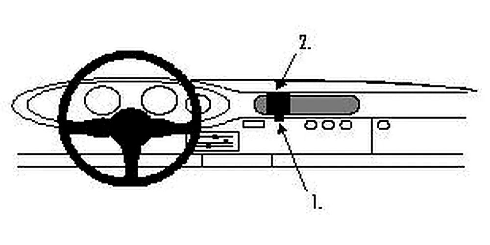 Brodit ProClip 851581 voor Porsche 911