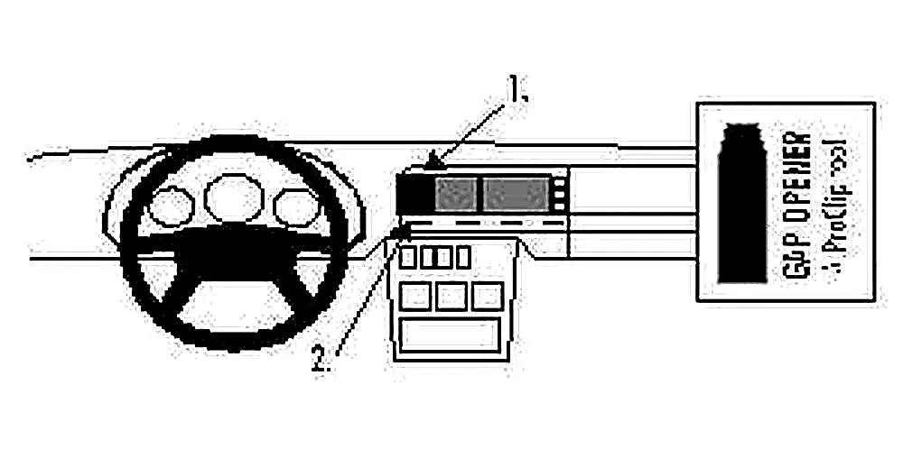 Brodit ProClip 851946 voor Mercedes Benz S-Class