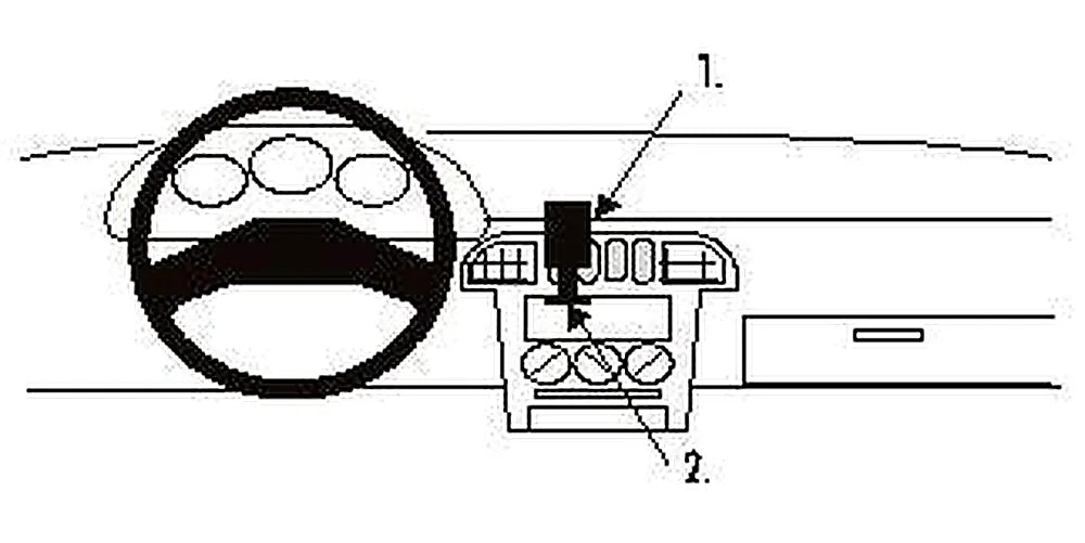 Brodit ProClip 852038 voor Nissan Micra