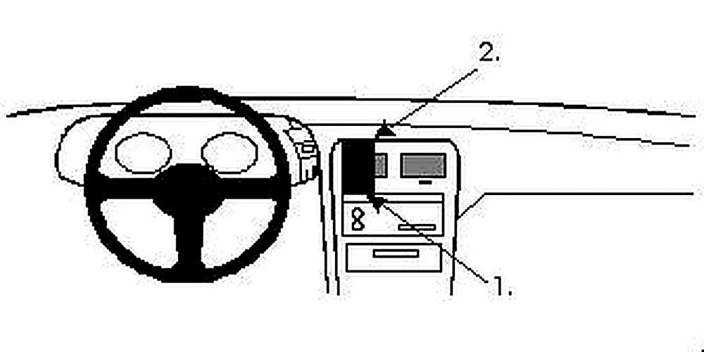 Brodit ProClip 852053 voor Nissan 300 ZX