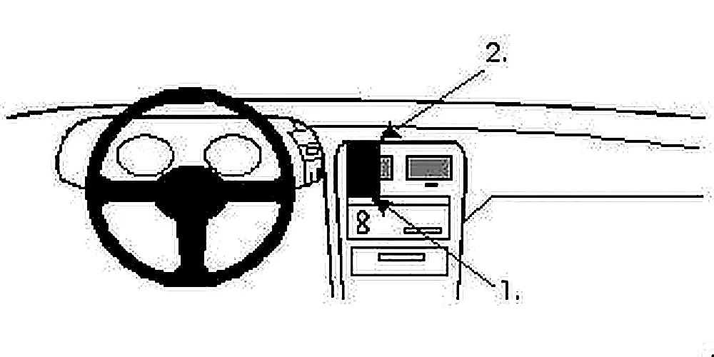 Brodit ProClip 852053 voor Nissan 300 ZX
