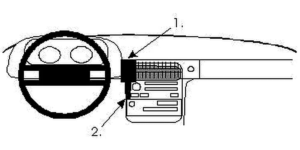 Brodit ProClip 852069 voor Porsche 928