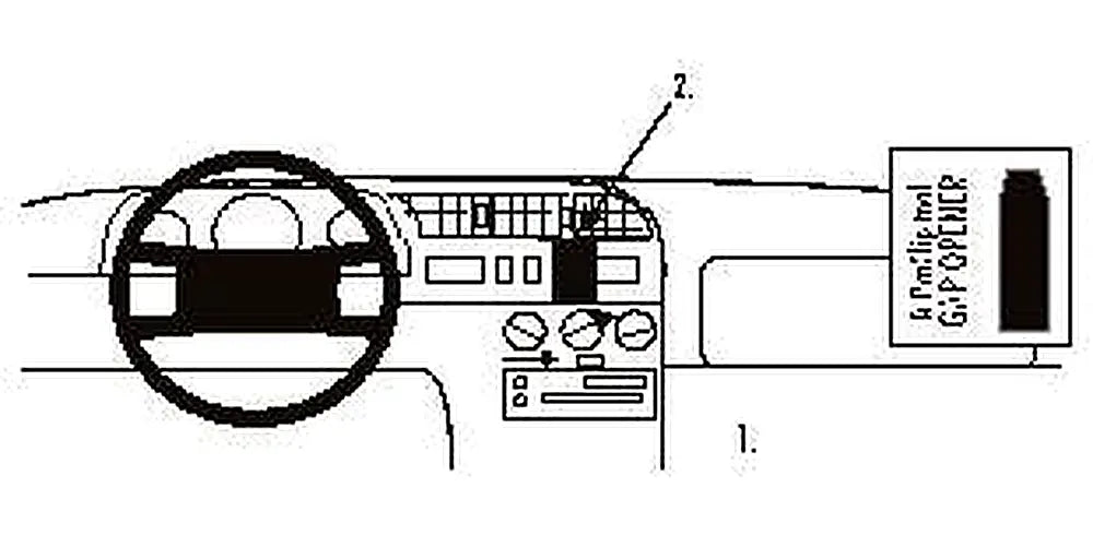 Brodit ProClip 852072 voor Citroen Jumper