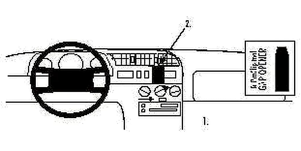 Brodit ProClip 852072 voor Citroen Jumper