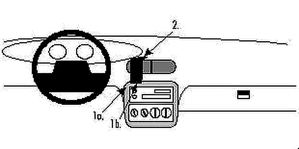 Brodit ProClip 852140 voor Chrysler Stratus