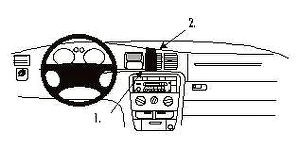 Brodit ProClip 852226 voor Opel Vectra B