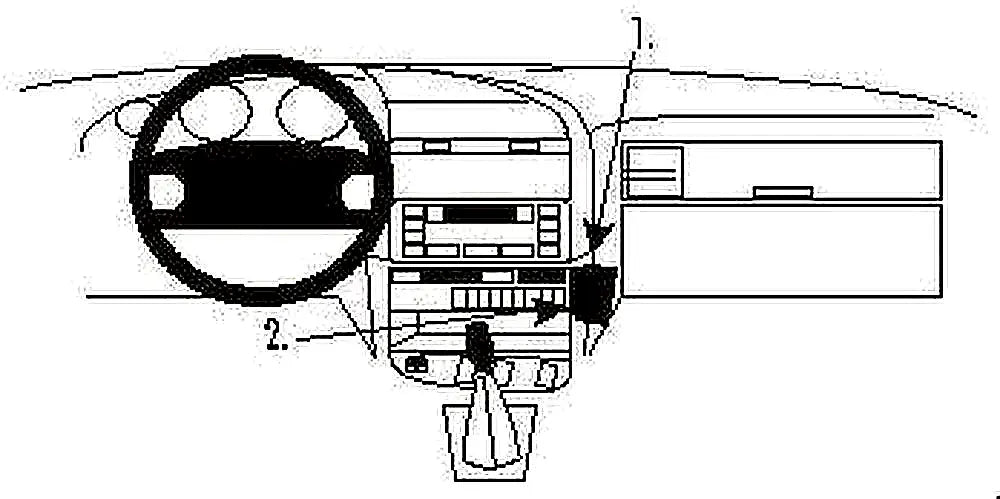 Brodit ProClip 852350 voor BMW 3-series E36