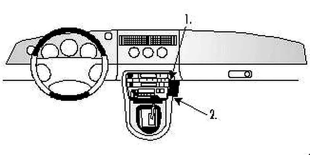 Brodit ProClip 852430 voor Jaguar XK8 / XKR