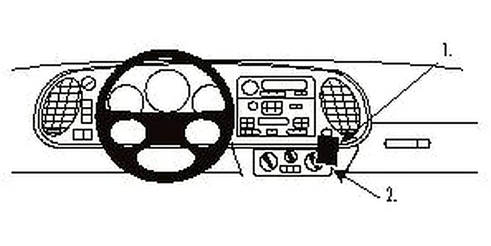 Brodit ProClip 852478 voor Saab 900