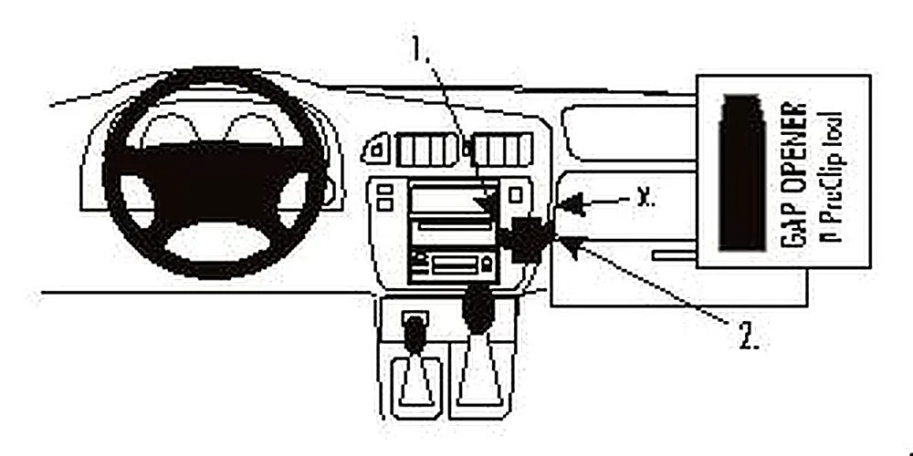 Brodit ProClip 852603 voor Nissan Patrol