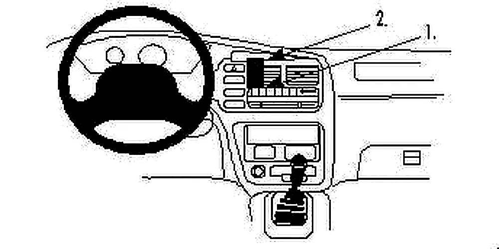 Brodit ProClip 852662 voor Chevrolet Tracker
