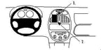 Brodit ProClip 852673 voor Peugeot 206
