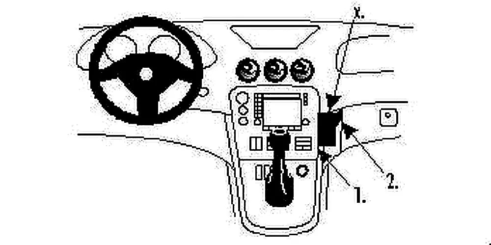 Brodit ProClip 852681 voor Alfa Romeo 166