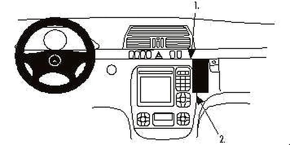 Brodit ProClip 852700 voor Mercedes Benz S-Class