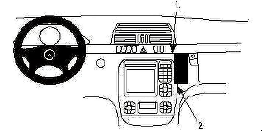 Brodit ProClip 852700 voor Mercedes Benz S-Class