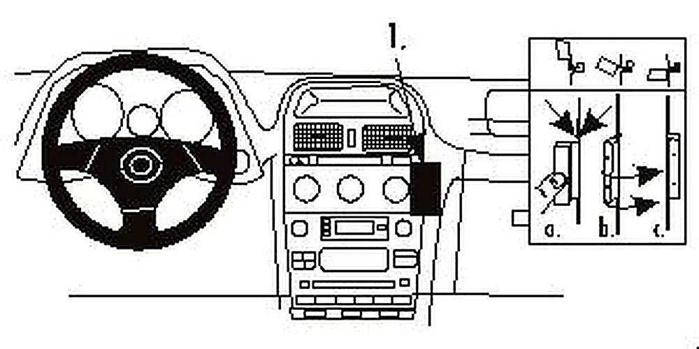 Brodit ProClip 852716 voor Lexus IS Series