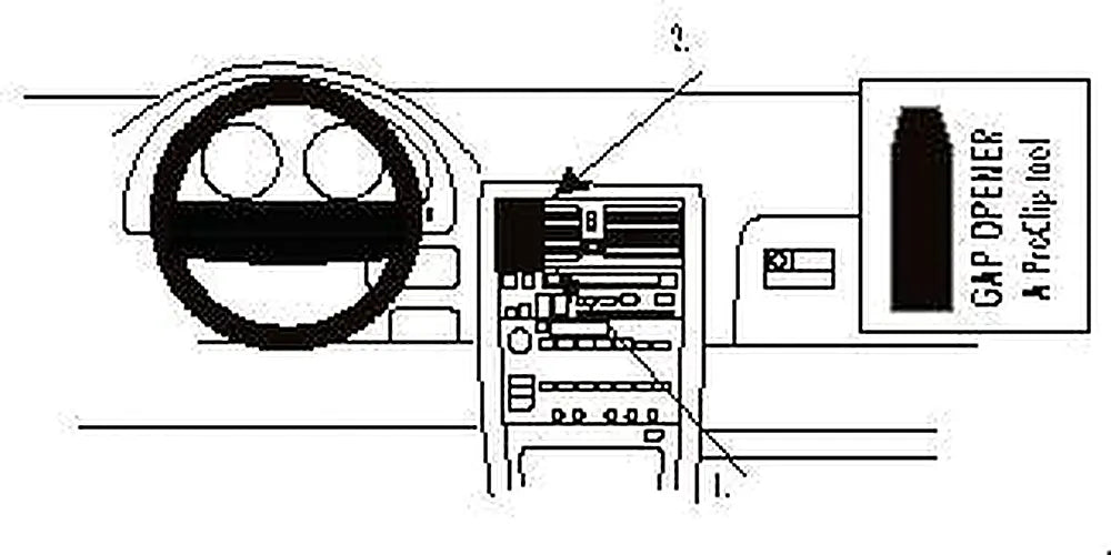 Brodit ProClip 852748 voor Lexus LS Series